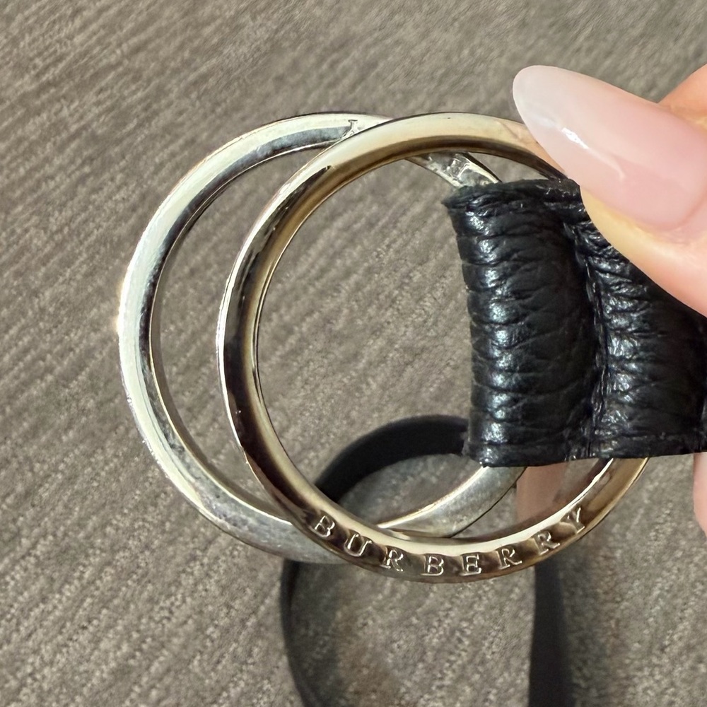 Burberry Leather Belt, Size M - Picture 7 of 9